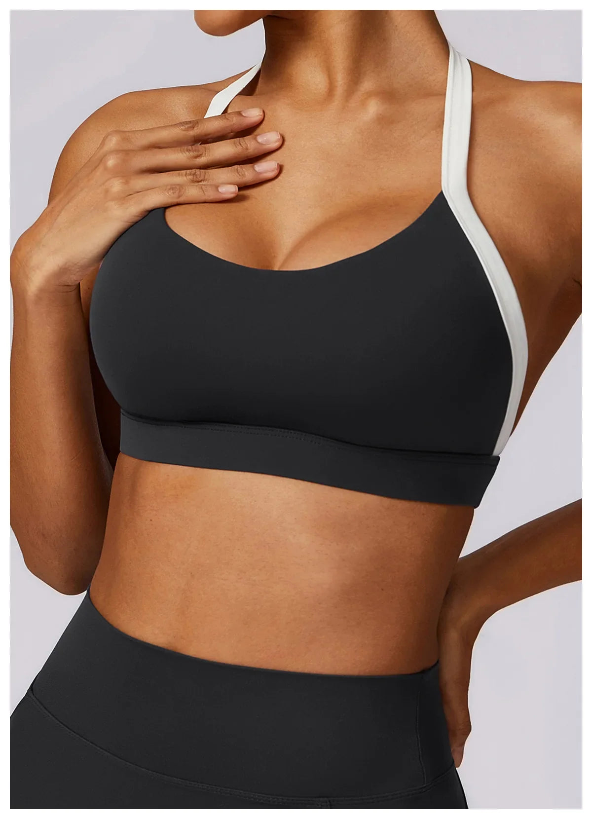 2-Piece Activewear Set – Long Sleeve Crop Top & Leggings