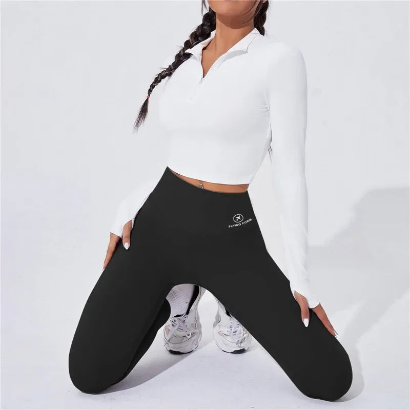 High Waisted Thermal Yoga Leggings