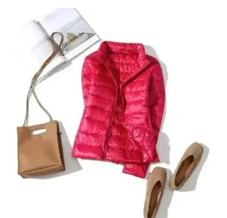 8XL Cheap Ultra Light Down Winter Warm Hooded Feather Puffer Jacket For Girl Short Spring Autumn Coat Female Women Big Size Duck