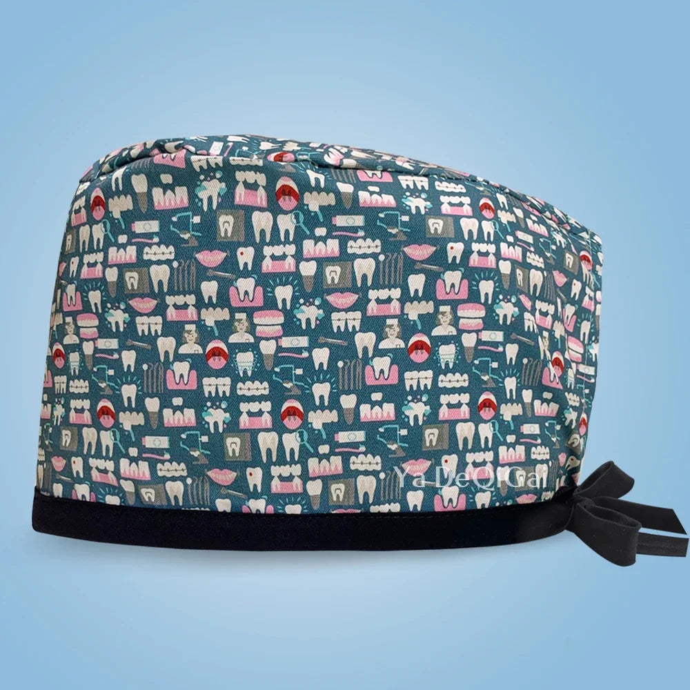 Gorro Quirúrgico Estampado de Dibujos Animados