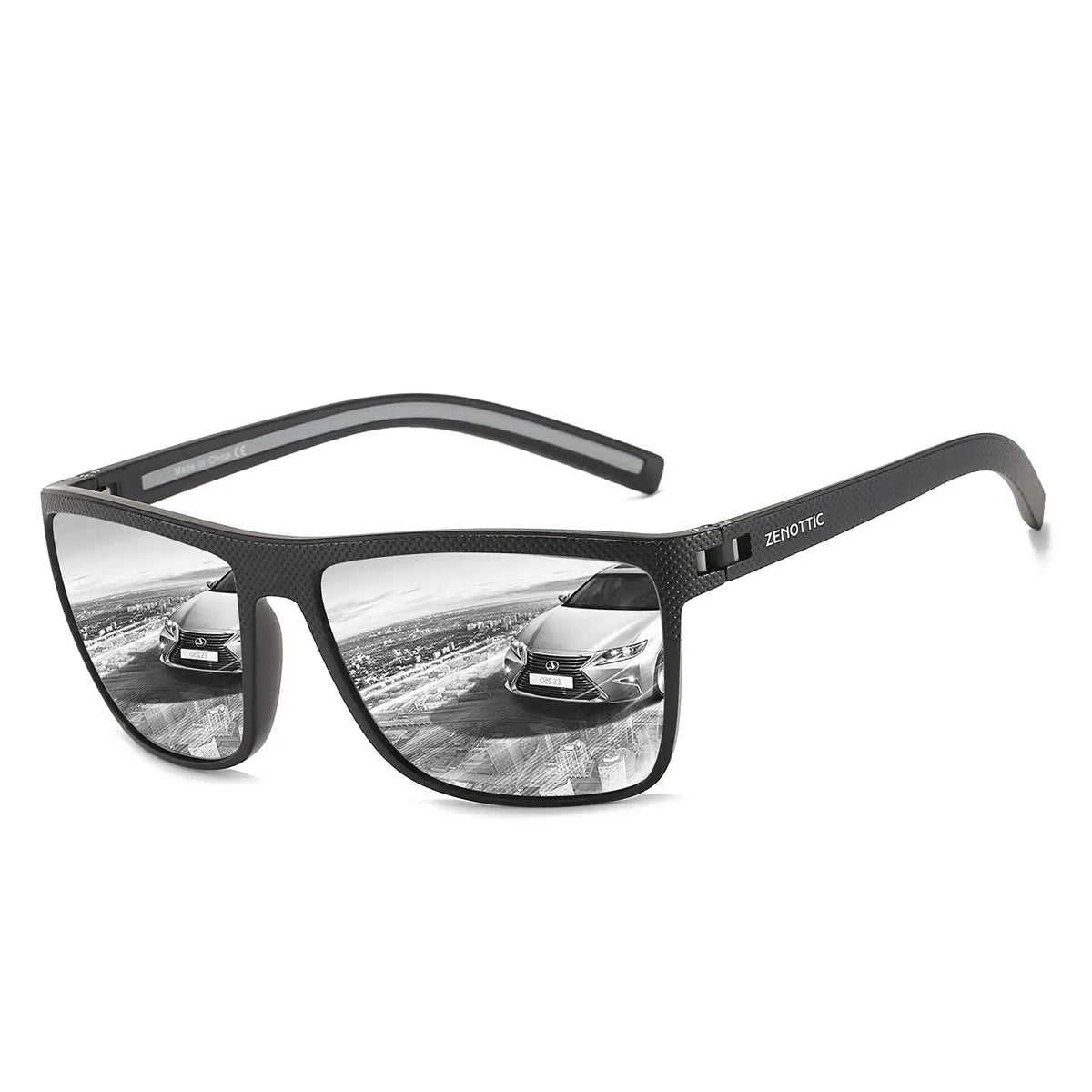 ZENOTTIC Fashion Polarized Sunglasses Shade for Women Men Lightweight TR90 Frame UV400 Protection Square Sun Glasses
