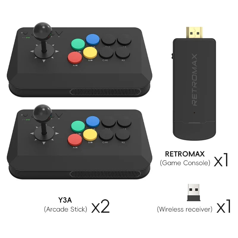 Data Frog Arcade Fighter Stick for Windows IOS Android TV Box Street Fighter Arcade Joystick Support M8 Retro Game Stick