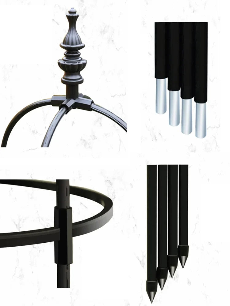 Plant Climbing Supporter Climbing Plant Support  Frame Outdoor Flower  Vines Pot Stand Garden Climbing Frame Indoor Floral Decor