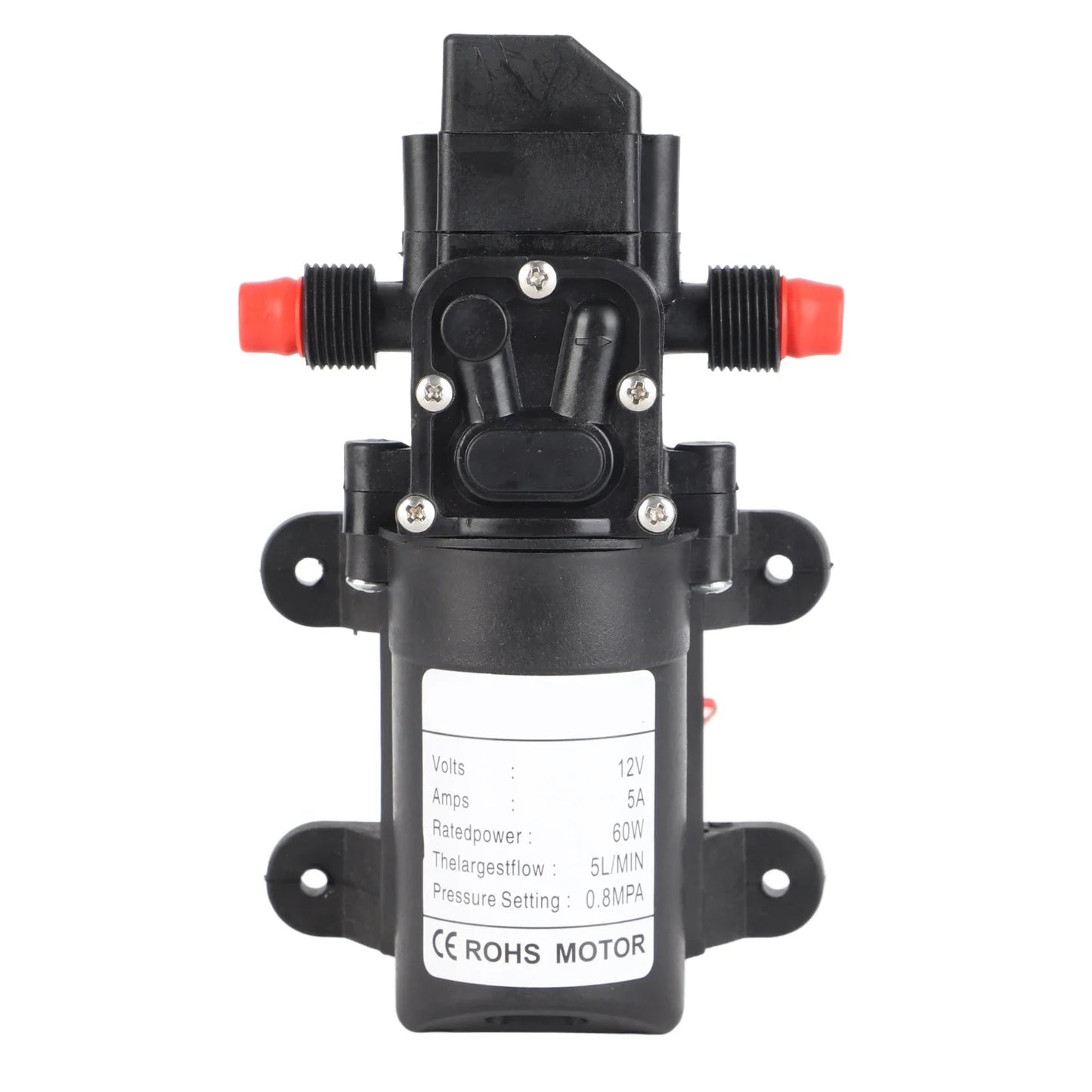 DC 12V Water Pump High Pressure 116Psi Self Priming Caravan Camping Boat