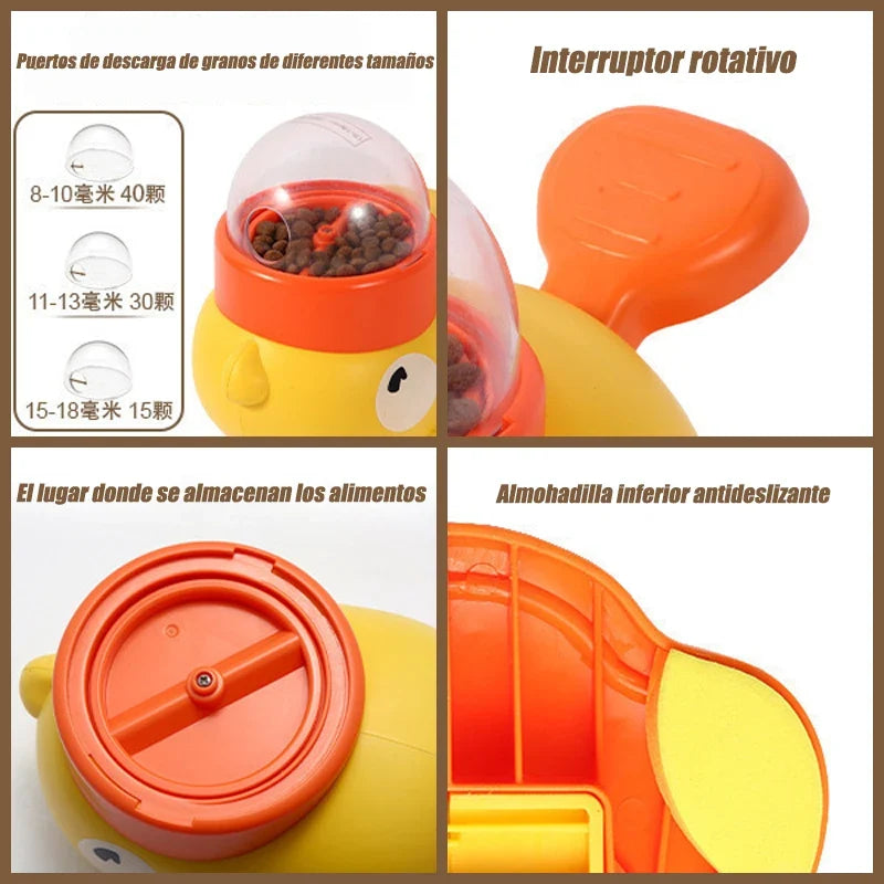 Interactive Cat Dog Toy Automatic Food Treat Dispenser Slow Feeder Puppy Training Game Toy Indoor Boredom Relief Pet Daily Gifts