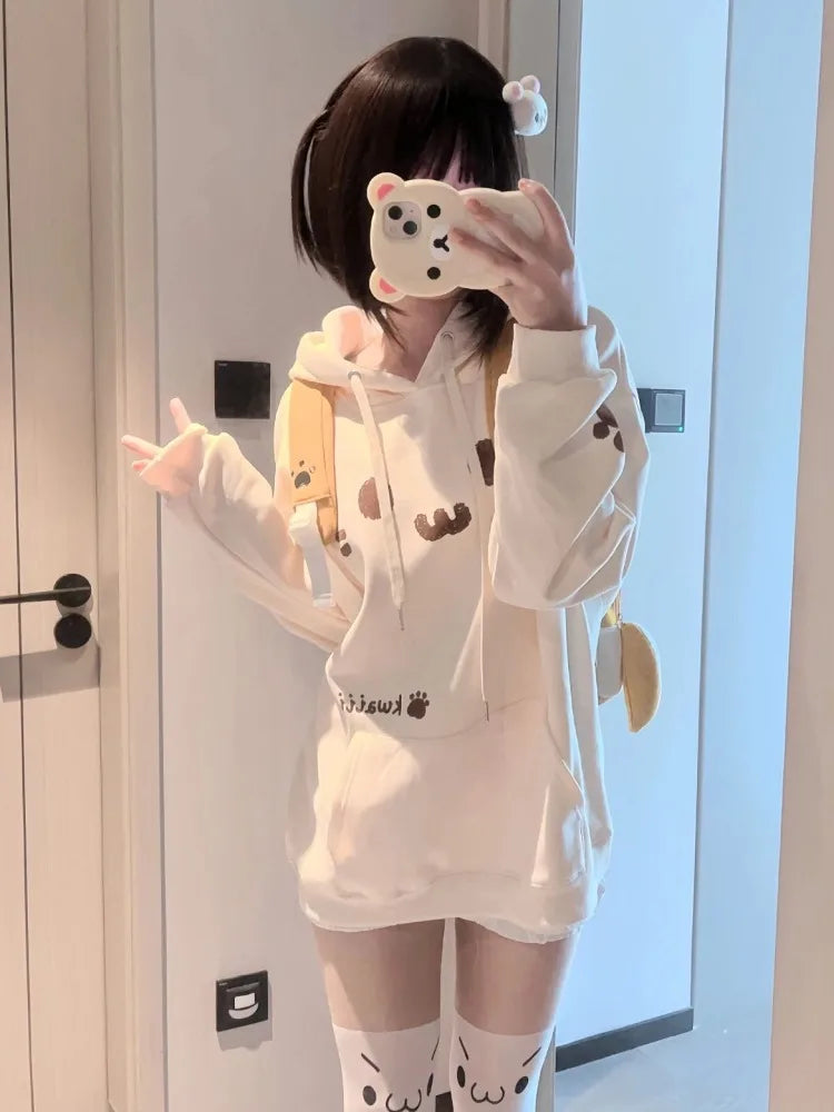 Sudadera con capucha "UwU Cat Face"