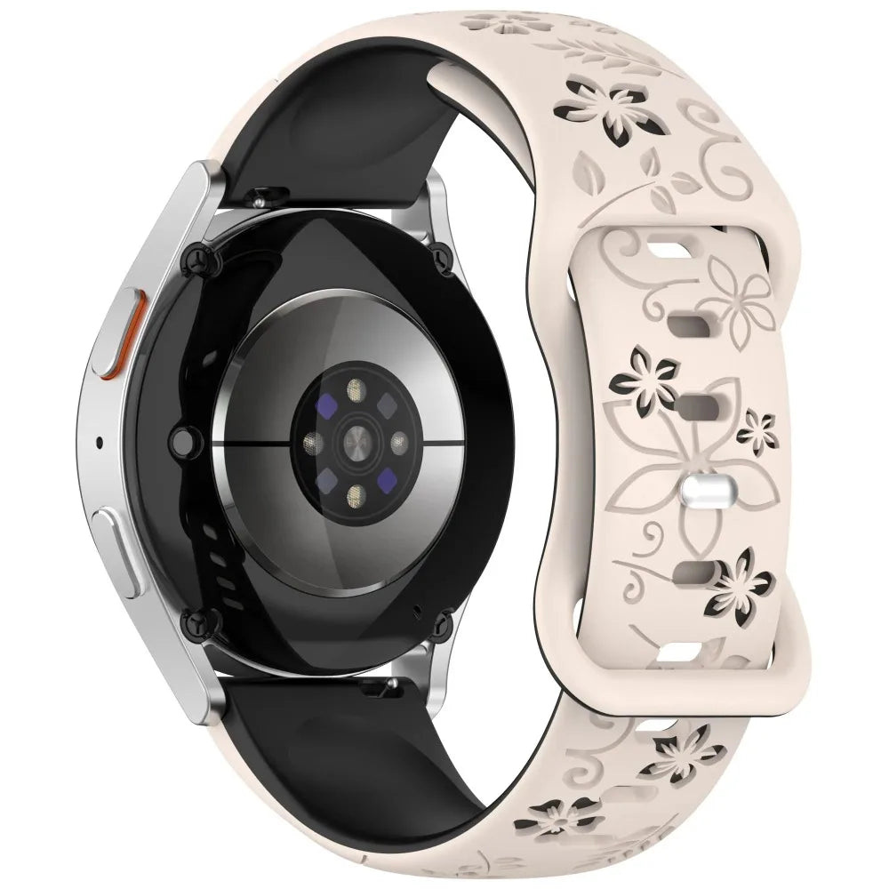 Polar Vantage, Grit X & Ignite Floral Engraved Silicone Band