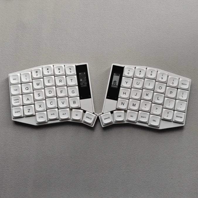 Sofle Low Profile Wireless Split Keyboard Hot Swap Kit Compatible Choc V1 1350/ V2 1353 Switch ZMK Bluetooth Separate Keyboard