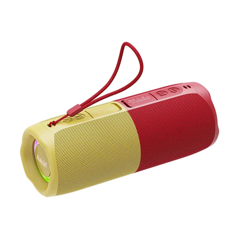 ZEALOT-M5 Magnetic Bluetooth Speaker 2-in-1 Power on Couplet Mini Speaker Macaron Color Dual Channel RGB Light Bluetooth 5.4