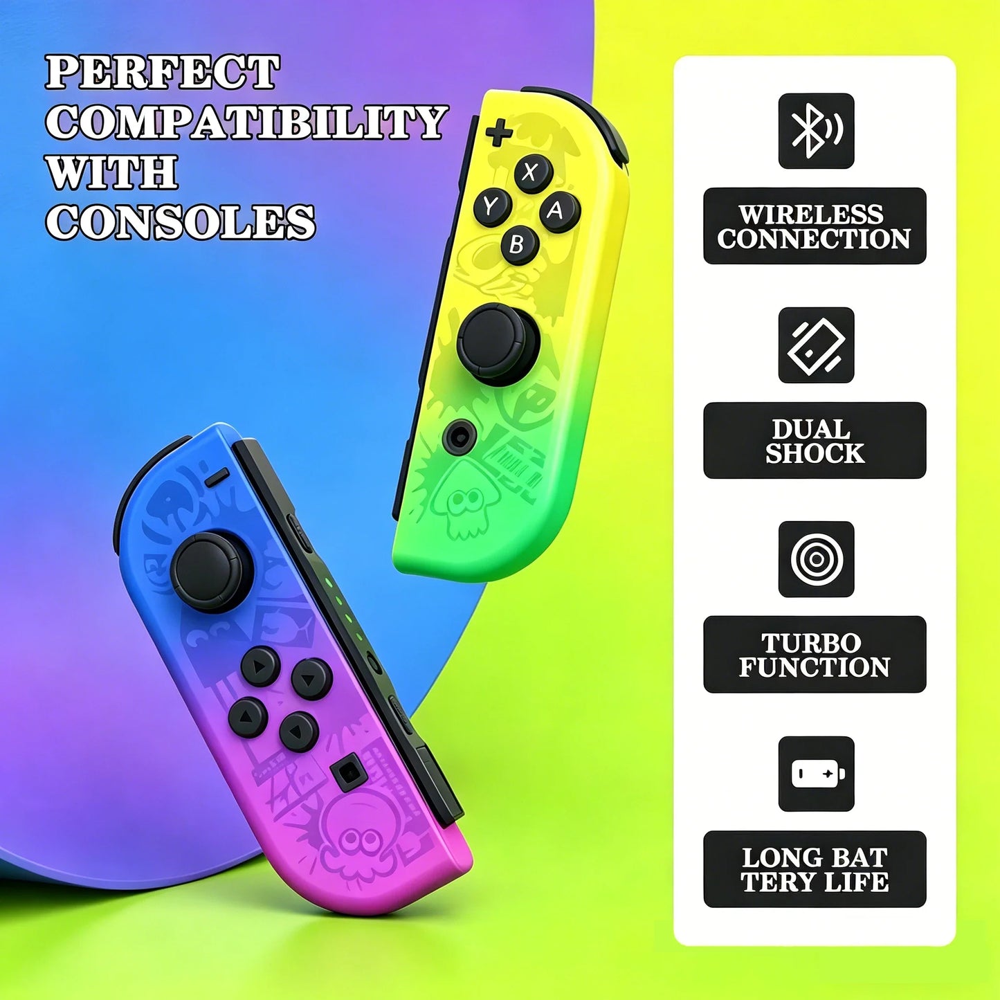 Joy Con Wireless Switch Control Joycon Controller with Dual Vibration Joystick Gamepad for Switch Video Game Consoles Accessory