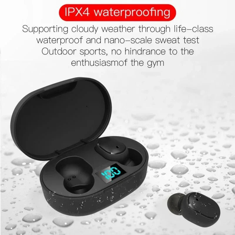 E6STWS Bluetooth headphones are wireless Bluetooth music headphones and noise-cancelling headphones suitable for Android and ios