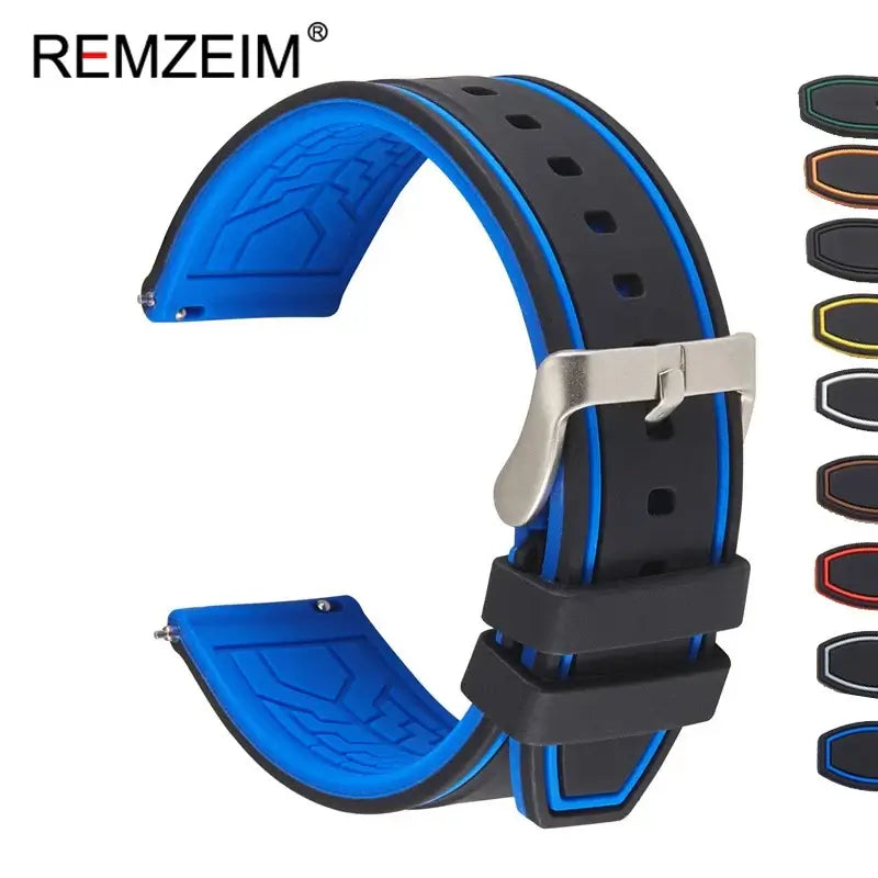 Ticwatch Silicone Strap - Comfortable, Waterproof, Stylish