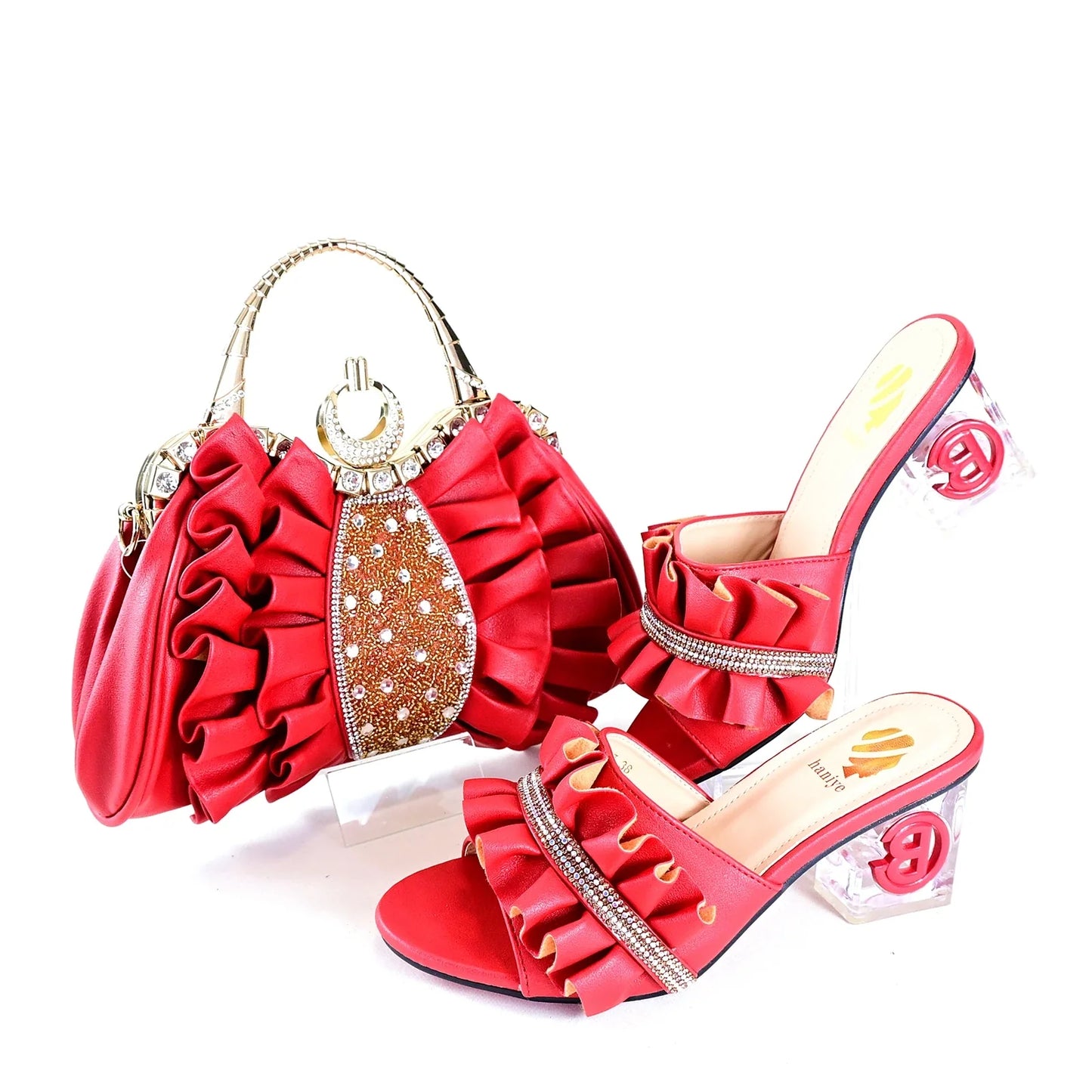 Zapatos y Set de Bolso de Nueva Llegada HRT1-41