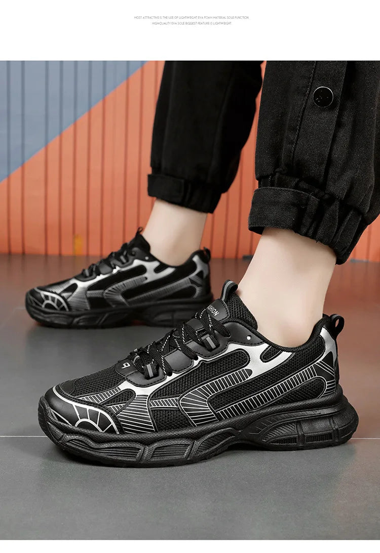 Sneakers Women Trends  Platform Shoes Lightweight Outdoor Sports Shoes Breathable Running Shoes Lace Up Casual