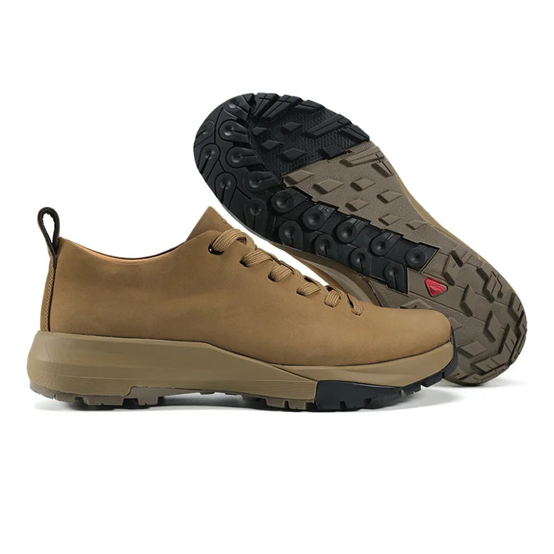 Men Sports Running Shoes Outdoor Walking Soft Casual Sneakers Fashion Designer Genuine Leather Sneaker Waterproof Shoes Men