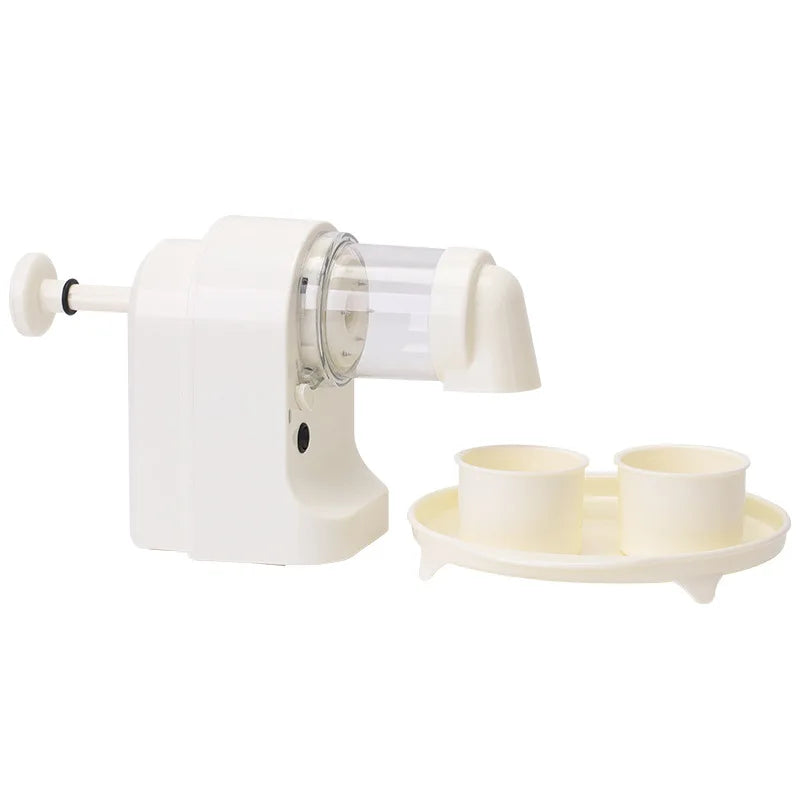 Automatic Ice Shavers Mini Electric Ice Crusher for Outdoor Camping New Shaved Ice Milkshake Maker Household Shaved Ice Machine