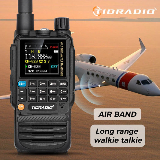 TIDRADIO H3 Walkie Talkie Long Range USB C Charging