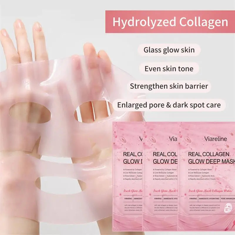 Overnight Collagen Mask Salmon DNA PDRN Face Mask For Glass Glow Skin Elasticity Hydrating Firming Smooth korean Skincare