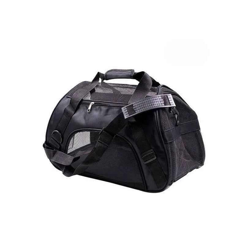 Portable Mesh Pet Carrier Handbag for Cats and Small Dogs