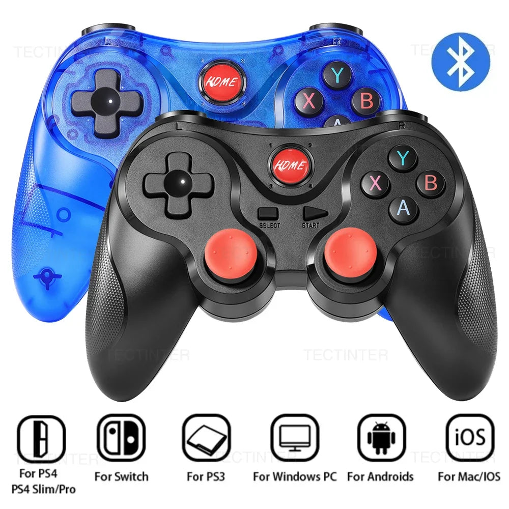Bluetooth-Compatible Wireless Gamepad for PS4/PS3/Switch 1/Switch 2 Console Game Controller for Android/IOS PC Joystick Controle