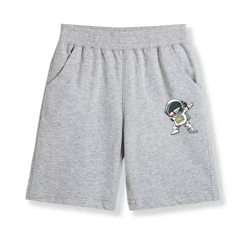 Boys' Athletic Shorts Astronaut Design