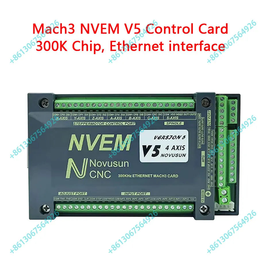CNC Motion Controller Card – Ethernet Interface 300kHz for 3/4/5/6 Axis CNC Router