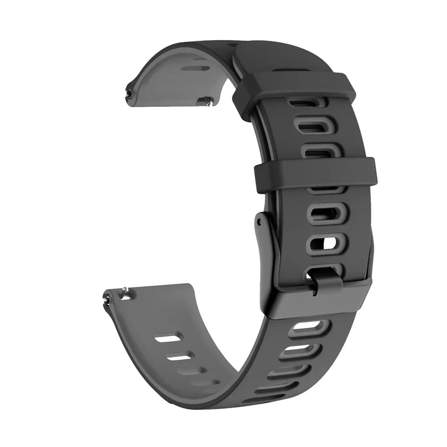 Garmin 18/20/22mm Quick Release Two-Tone Silicone Band with Air Holes