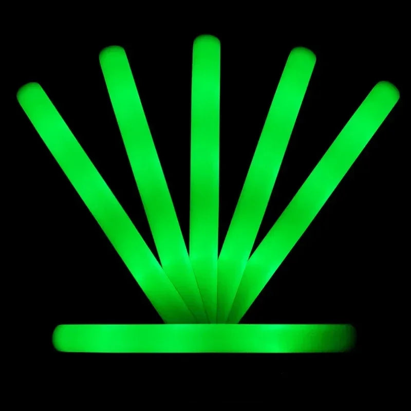 40 PCS LED Light Up Foam Sticks Sponge Luminous Stick Night Light Glow Party Supplies for Wedding Birthday Raves Concert