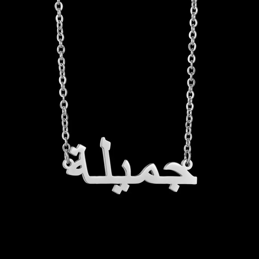 Atoztide Customized Fashion Stainless Steel Name Necklace Personalized