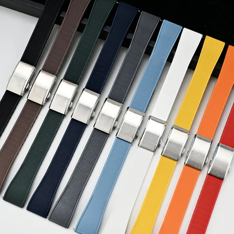 Polar Vantage, Grit X & Ignite FKM Rubber Band with Folding Clasp