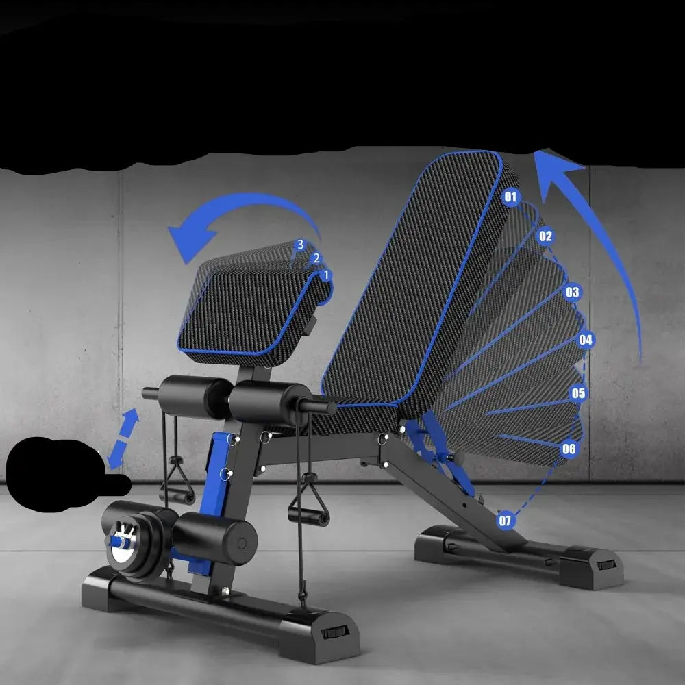 Adjustable Foldable Weight Bench for Home Gyms