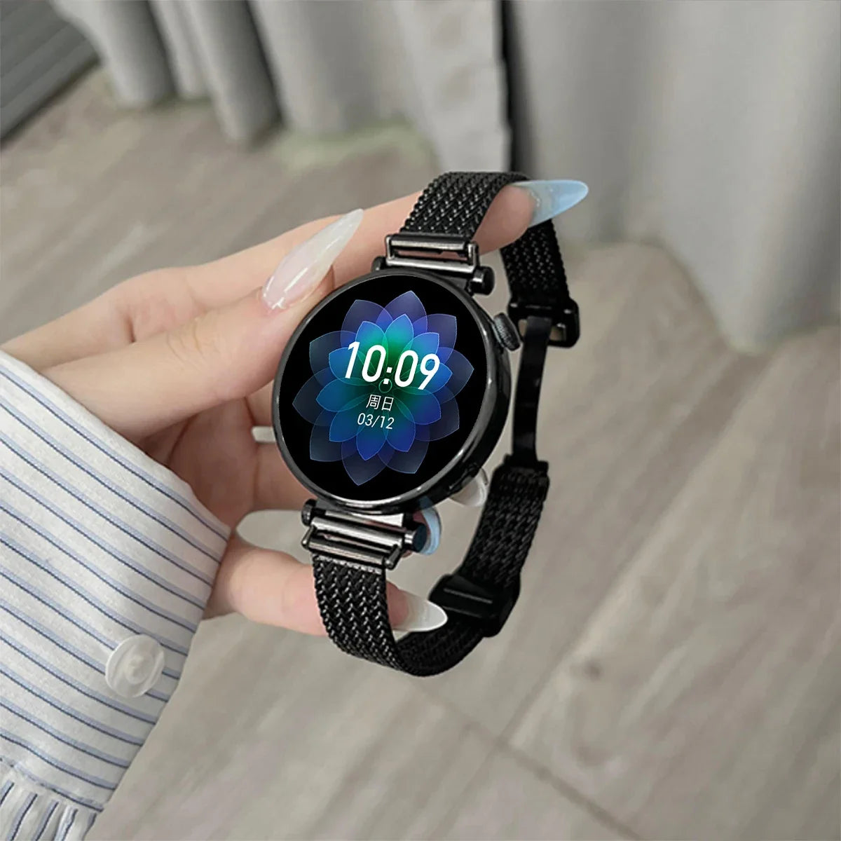 Amazfit Balance, GTR, GTS & Bip Slim Magnetic Metal Mesh Band