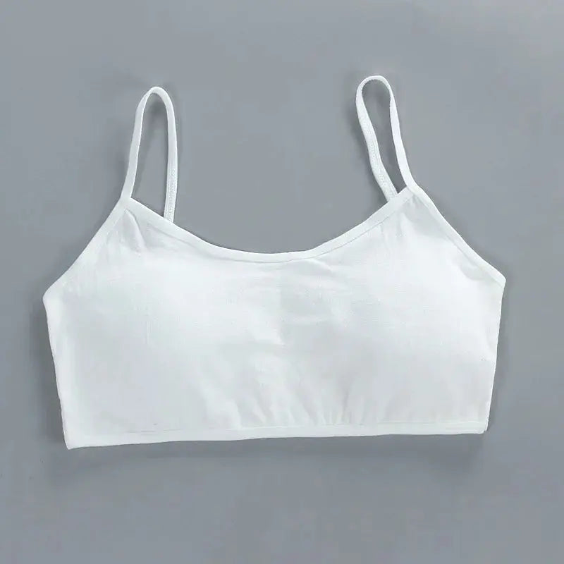 Girls Breathable Cotton Bras