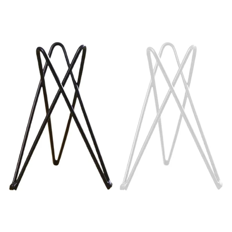 Air Plant Holder Metal Flower Pot Stand Geometric Iron Tillandsia Display Art G5AB