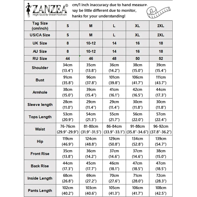 2PCS Women OL Work Outfits ZANZEA Summer Square Neck Short Sleeve Blouse Wide Leg Pant Sets Solid Color 2 Pieces Sets Tracksuit