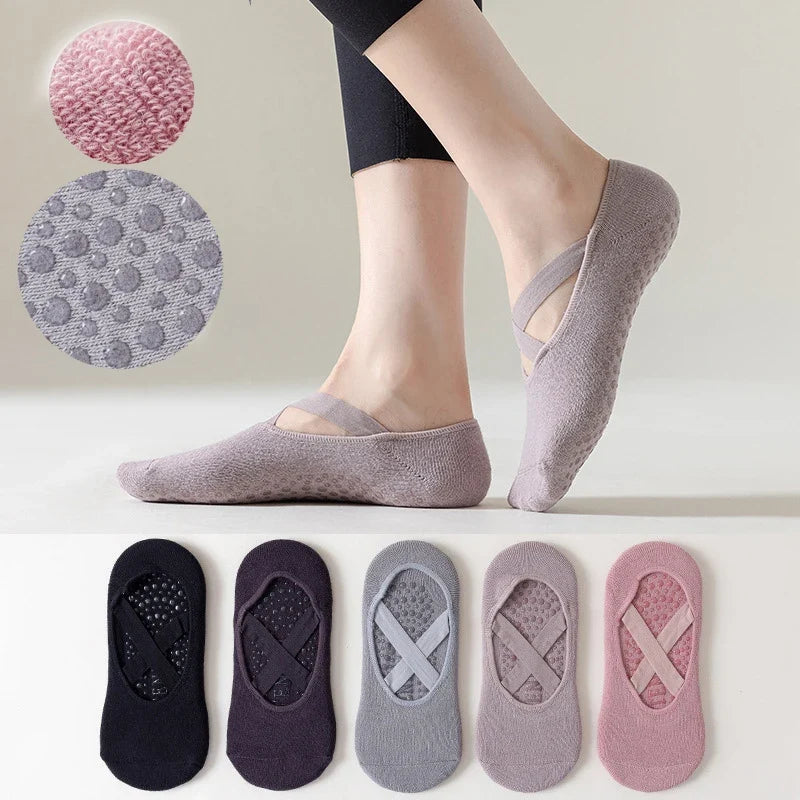 Non Slip Yoga Socks with Grips
