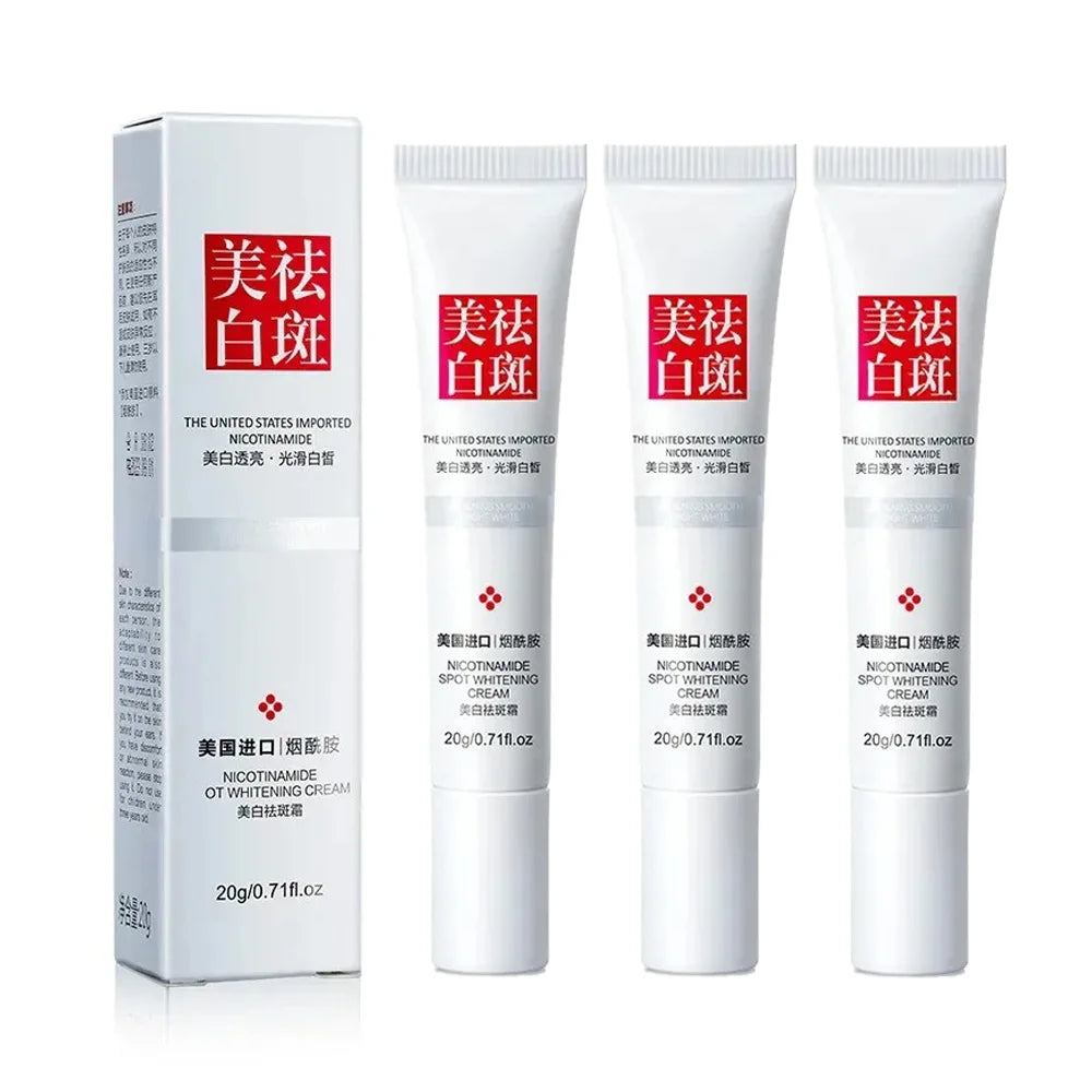 1/3/5pcs Fades Freckle Dark Spots Face Cream Niacinamide Whitening Cream Vitamin E Improve Dullness Fast Brighten Nourish Skin