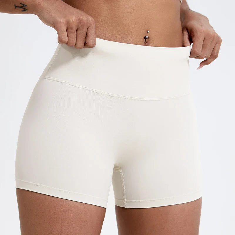 Pantalones cortos de gimnasio tipo leggings con efecto push-up para glúteos de mujer
