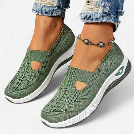 Spring Breathable Mesh Flats Shoes for Women Comfortable Slip on Casual Shoes Woman Lightweight Soft Bottom Loafers