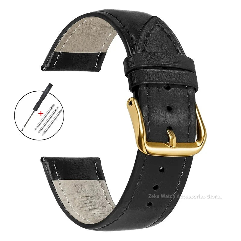 Motorola Moto Watch Slim Calfskin Band, Spring Bars & Tool