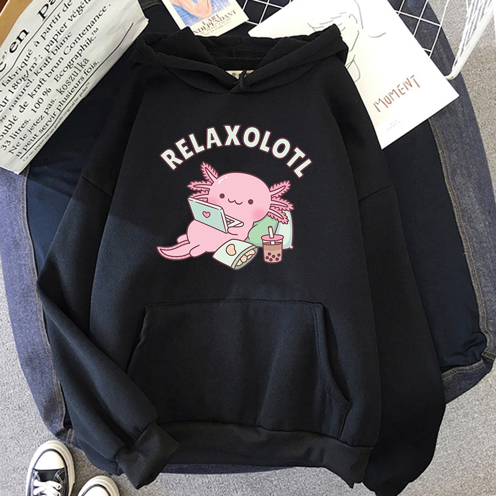 Sudadera con capucha Relaxolotl