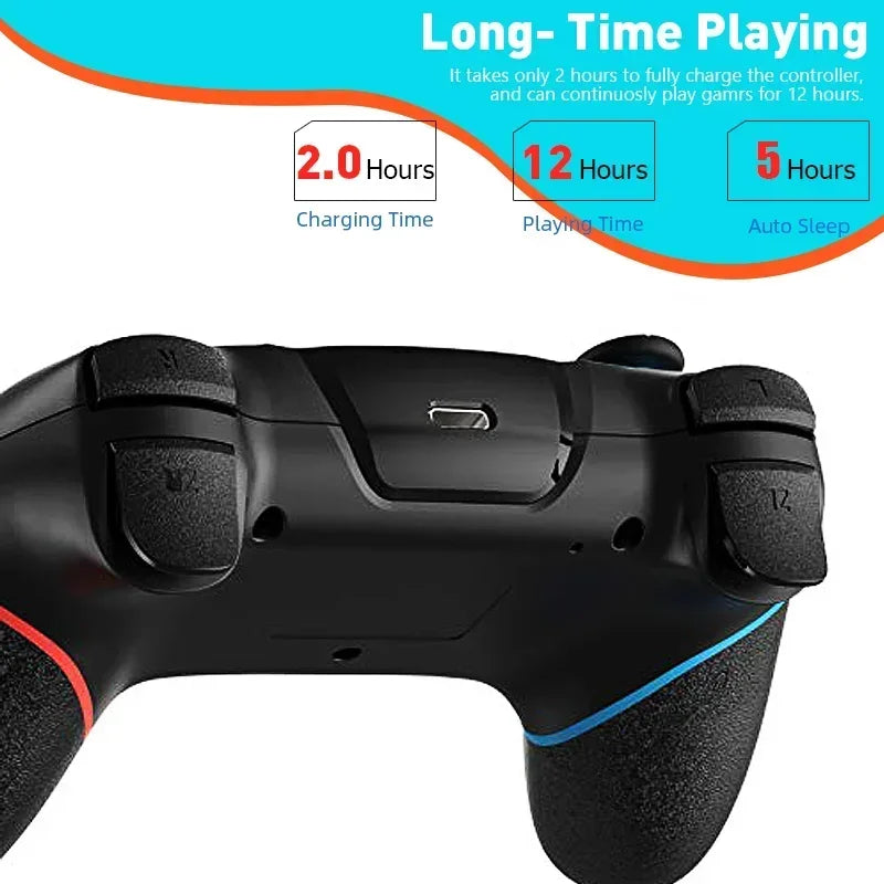 DATA FROG Wireless Bluetooth Game Controller For Switch/Switch Lite Console Joystick Gamepad