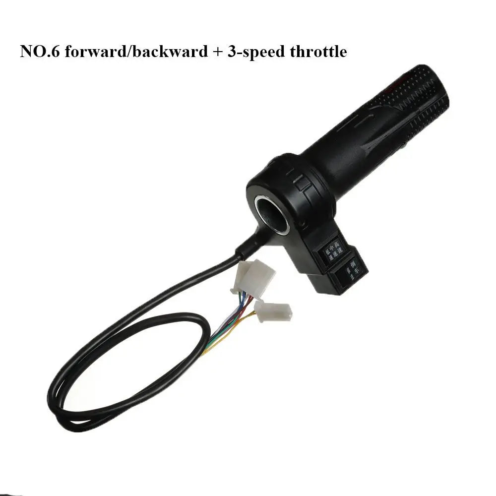 Electric E-Bike Twist Throttle 12V 24V 36V 48V Universal Scooter Parts E-Bike Speed Handlebar Throttle Cycling Throttle Grip