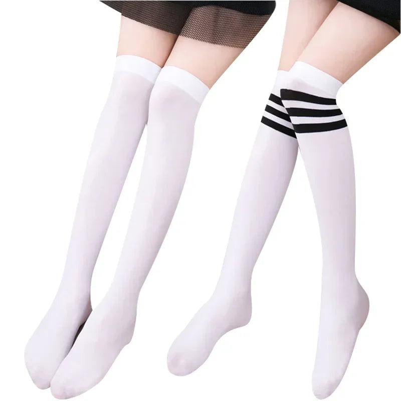 Kids' Velvet Stripe Socks