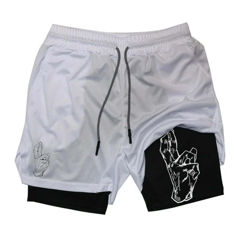 Pantalones cortos de alto rendimiento FlexiFit 2 en 1