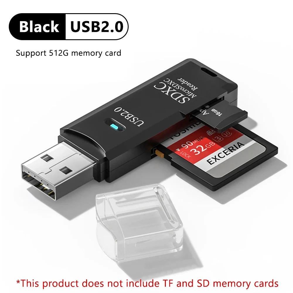 2 in 1 USB 3.0 Card Reader Micro TF Sd Card Reader Usb Adapter High