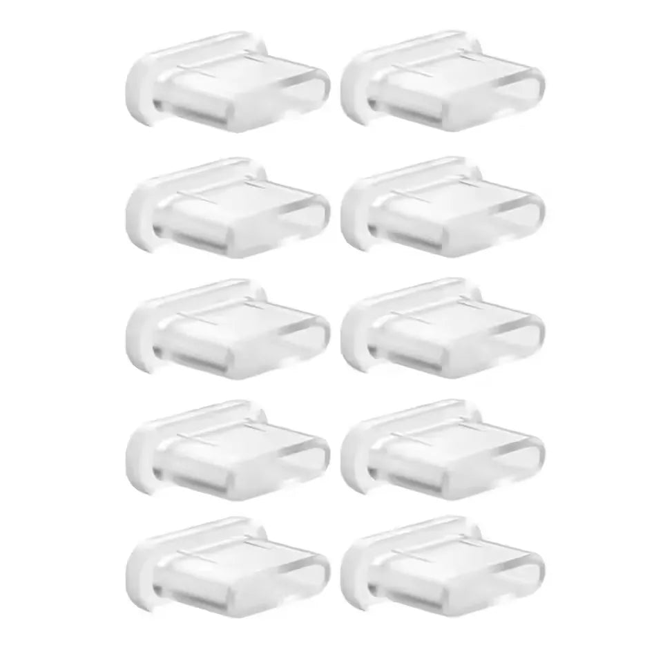 1/40pcs Type C Anti-Dust Plugs Silicone USB C Charging Port Dust Cover