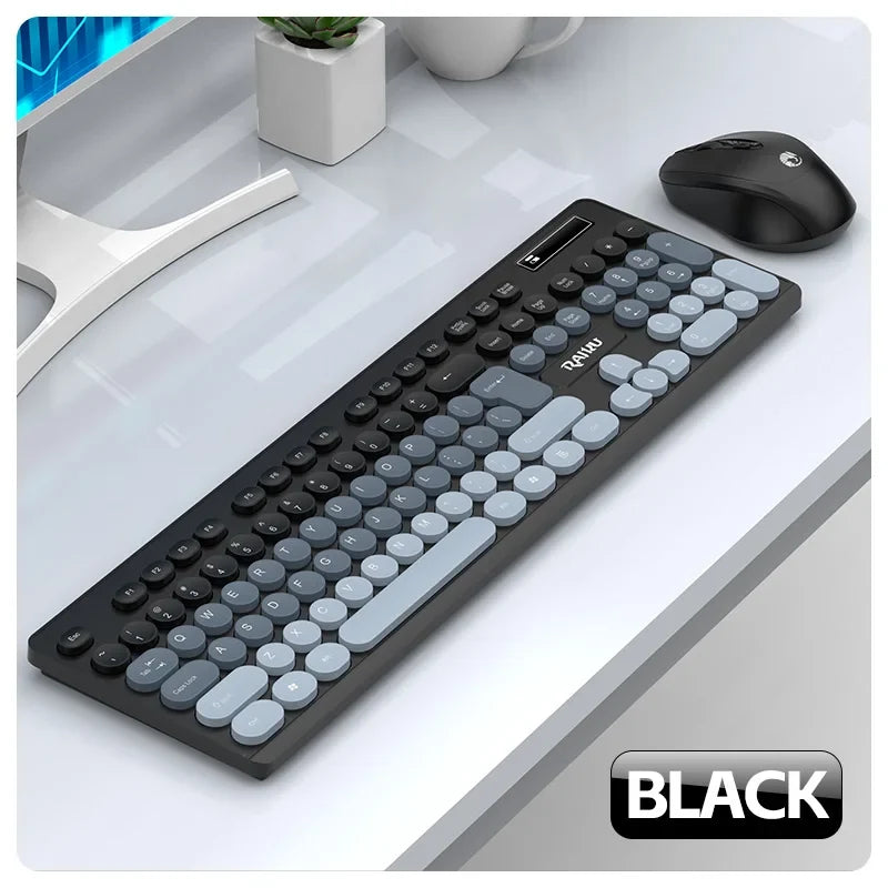 R901 Wireless Keyboard and Mouse Set 2.4GHz Wireless Keyboard with Silent Mouse Set Laptop Keyboard and Mouse Set