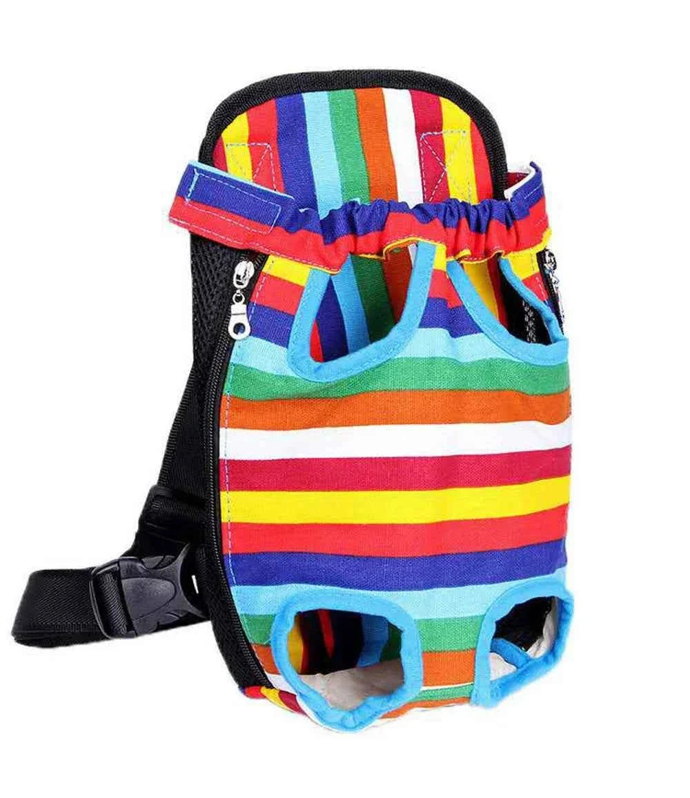 Mochila transportadora ajustable para gatos y perros pequeños