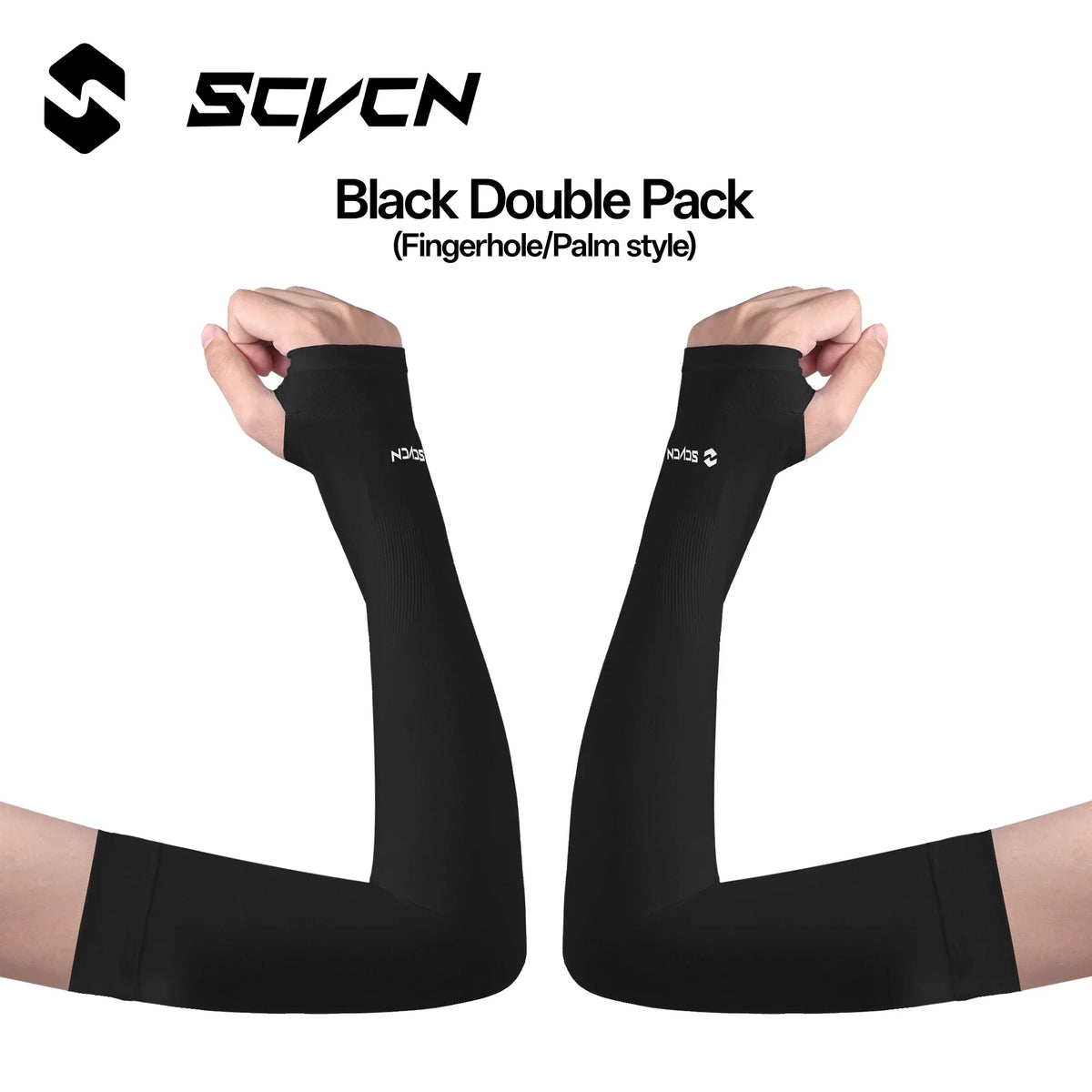 SCVCN 1Pair Breathable Hand Cover Cooling 1Pair Arm Sleeves UPF50+ Sun Protection Outdoor Cycling Sun BikingIce Fabric Sleeve